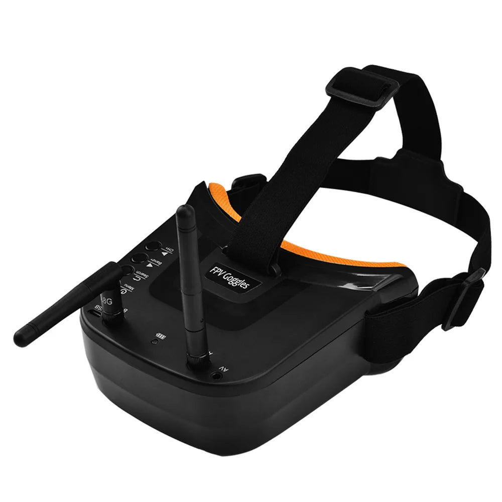 Auf Lager LS-VR009 5,8 GHz FPV-Brille, Video-Headset, 5,8 G 40 Kanäle, HD, 3 Zoll 16:9-Display, Mini-FPV-Brille für RC FPV-Drohnenmodell