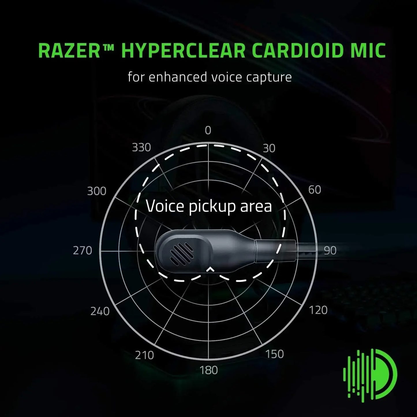 Razer BlackShark V2 X kabelgebundenes E-Sport-Headset, erweiterte passive Geräuschunterdrückung, 7.1-Surround-Sound, hyperklares Nierenmikrofon