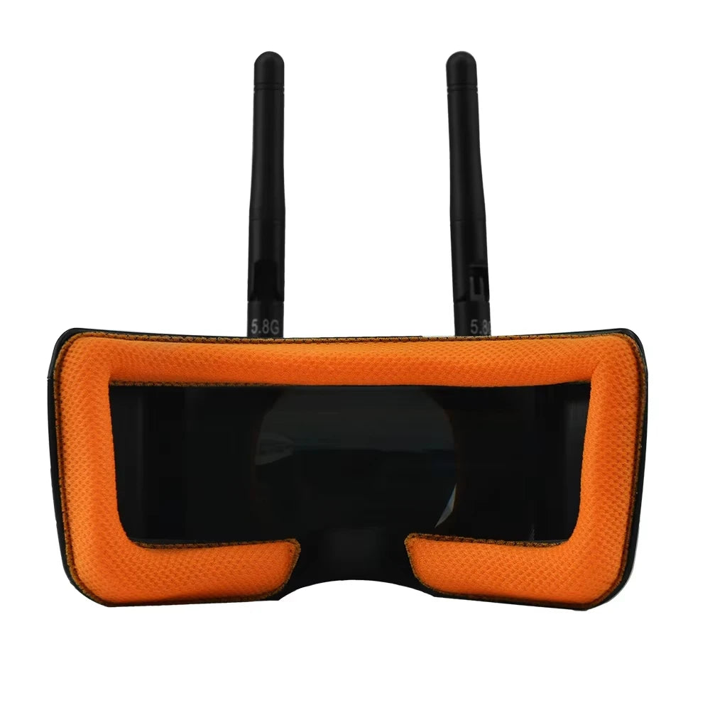 LS-VR009 5,8 GHz FPV-Brille, Video-Headset, 5,8 G, 40 Kanäle, HD, 3 Zoll, 16:9-Display, Mini-FPV-Brille für FPV-Quadcopter-Drohnen-Modell