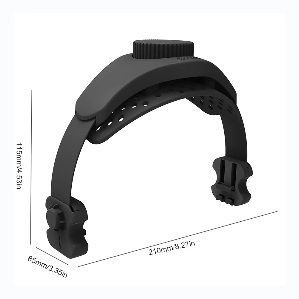 Verstellbarer VR-Ersatzkopfgurt, Komfort-Kopfgurt, VR-Zubehör, universell für Meta Quest 3/2/Pro/Pico4 VR-Headset