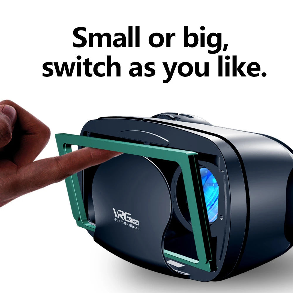 3D VR Headset Box Virtual Reality Helm mit Fernbedienung Smart Viar Brille Geräte für 5-7 Zoll Handy Smartphones