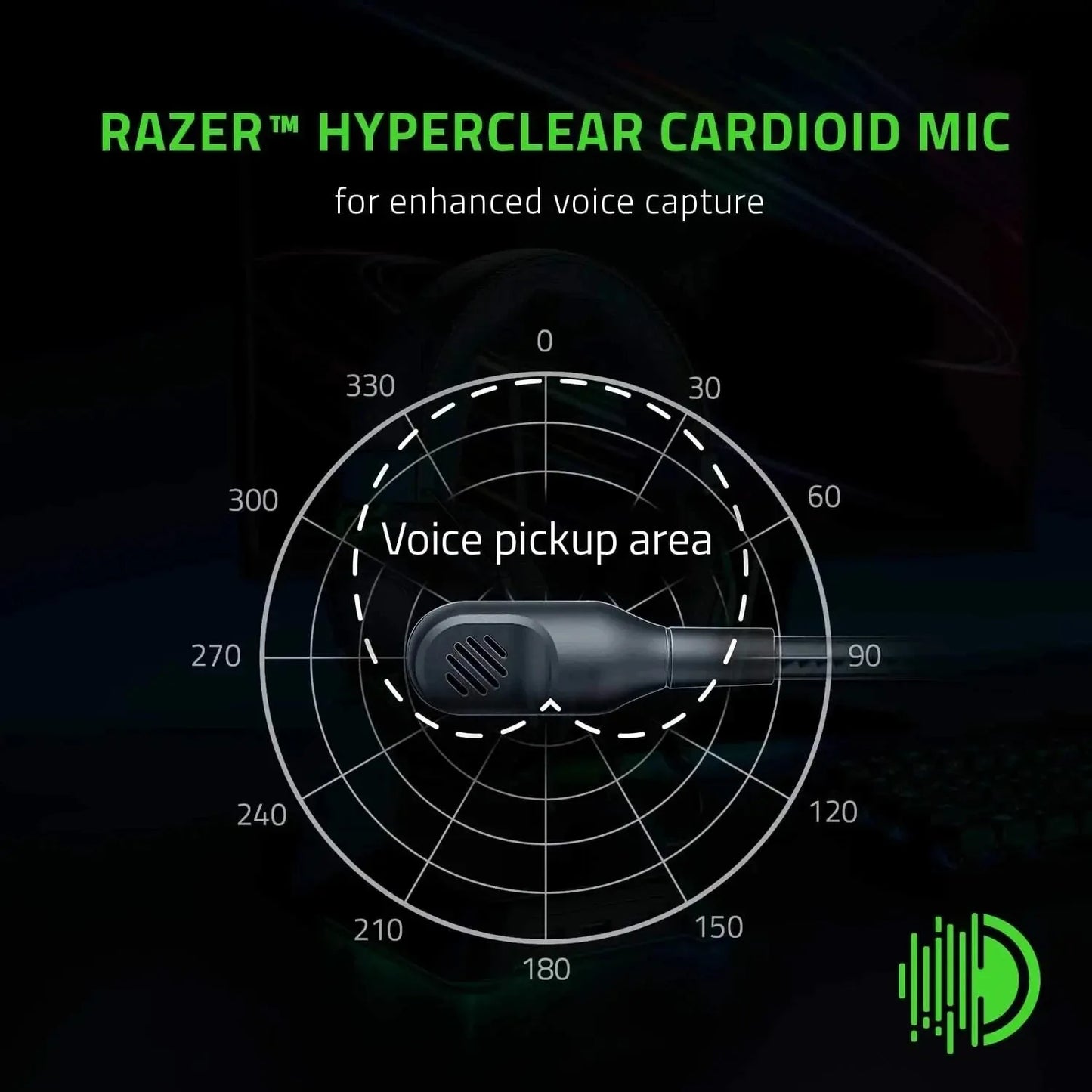 Razer BlackShark V2 X kabelgebundenes E-Sport-Headset, erweiterte passive Geräuschunterdrückung, 7.1-Surround-Sound, hyperklares Nierenmikrofon