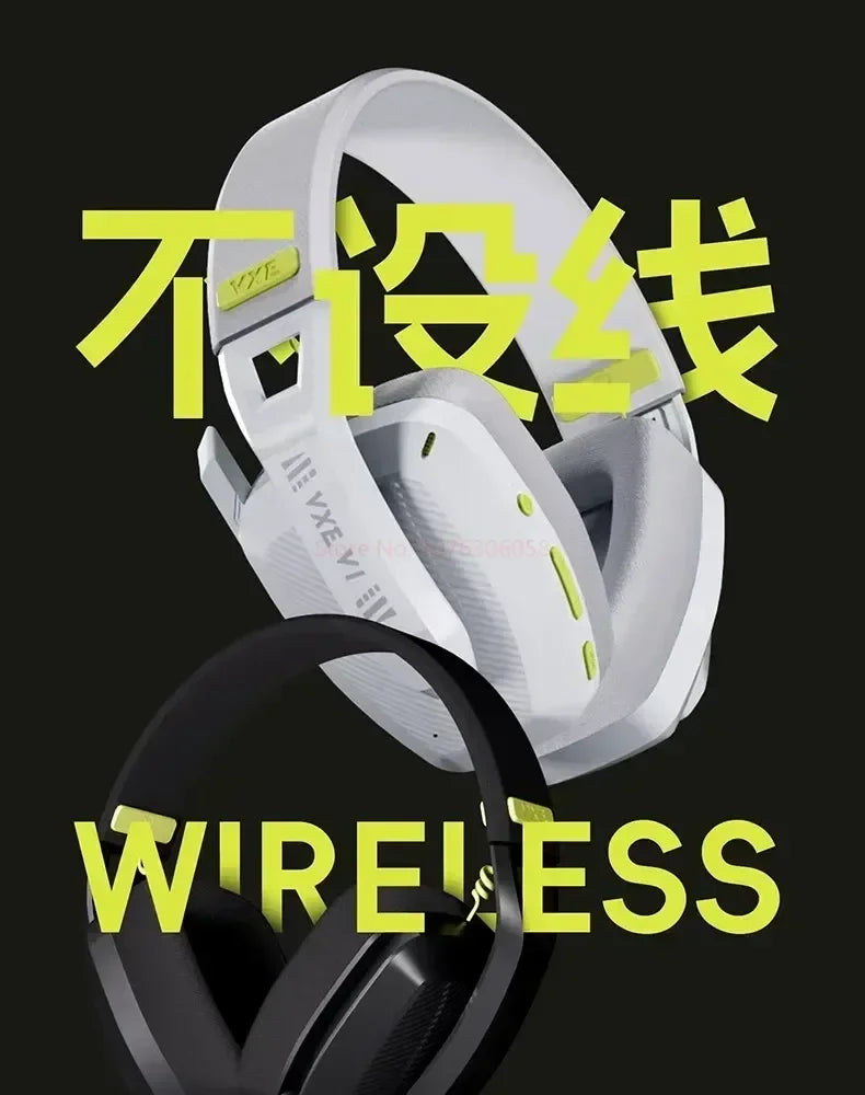 VGN VXE Siren V1 Gaming-Headset, Bluetooth 5.3/2.4g, Tri-Mode, leichter Kopfhörer, geringe Latenz, Esports, Head-Mounted-Headset, Geschenk