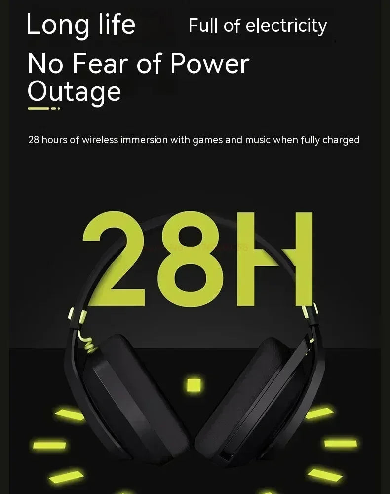 VGN VXE Siren V1 Gaming-Headset, Bluetooth 5.3/2.4g, Tri-Mode, leichter Kopfhörer, geringe Latenz, Esports, Head-Mounted-Headset, Geschenk