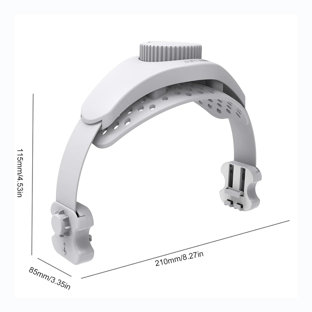 Verstellbarer VR-Ersatzkopfgurt, Komfort-Kopfgurt, VR-Zubehör, universell für Meta Quest 3/2/Pro/Pico4 VR-Headset
