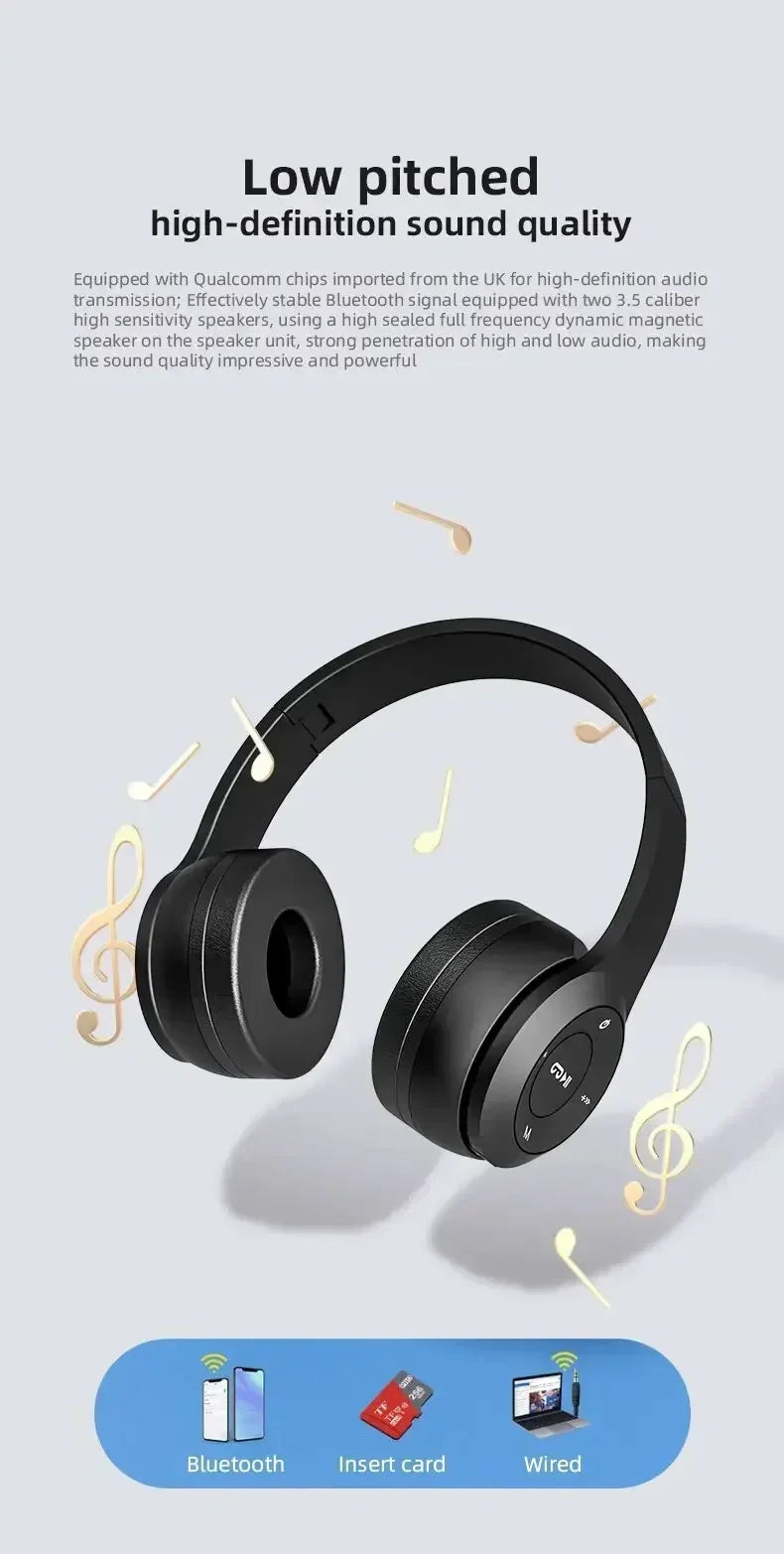 Stereo-Headset 5.0 Bluetooth-Headset Gamer-Kopfhörer Gaming-Ohrhörer mit Mikrofon für Pubg PS4 CSGO Casque Telefon Tablet Laptop Spiel