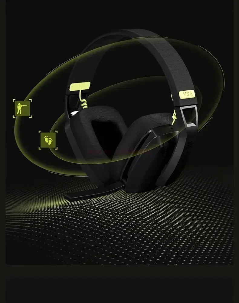 VGN VXE Siren V1 Gaming-Headset, Bluetooth 5.3/2.4g, Tri-Mode, leichter Kopfhörer, geringe Latenz, Esports, Head-Mounted-Headset, Geschenk