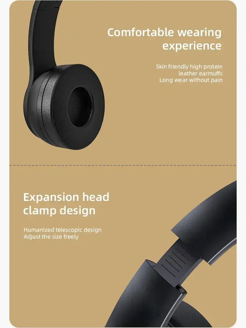 Stereo-Headset 5.0 Bluetooth-Headset Gamer-Kopfhörer Gaming-Ohrhörer mit Mikrofon für Pubg PS4 CSGO Casque Telefon Tablet Laptop Spiel