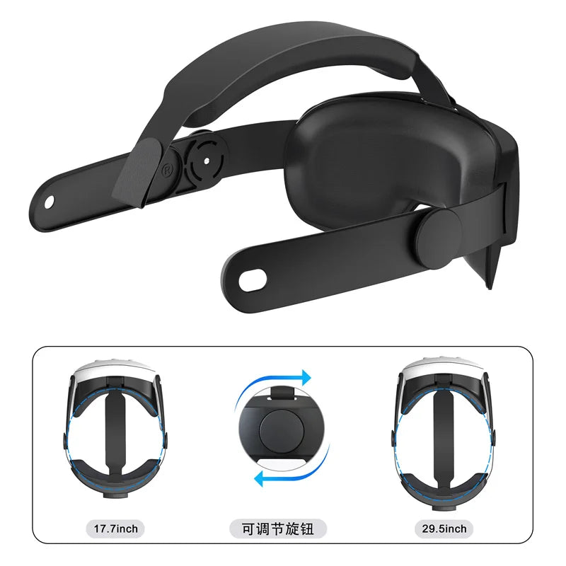 Austauschbarer Kopfgurt für Meta Quest 3 VR-Headset. Verbessern Sie den Komfort. Verstellbarer Kopfgurt für Meta Oculus Quest 3-Zubehör.