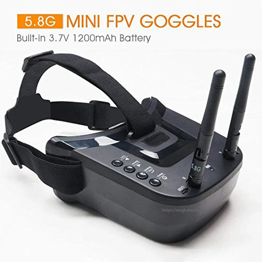 5,8 GHz FPV-Brille LS-VR009 Video-Headset 5,8 G 40CH HD 3 Zoll 16:9-Display Mini-FPV-Brille für FPV-Quadcopter-Drohnen