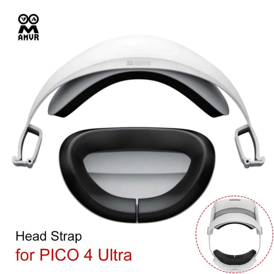 AMVR 2 Teile/satz Kopfband für PICO 4 Ultra Kopfstütze Kissen Stirn Unterstützung VR Brille Zubehör
