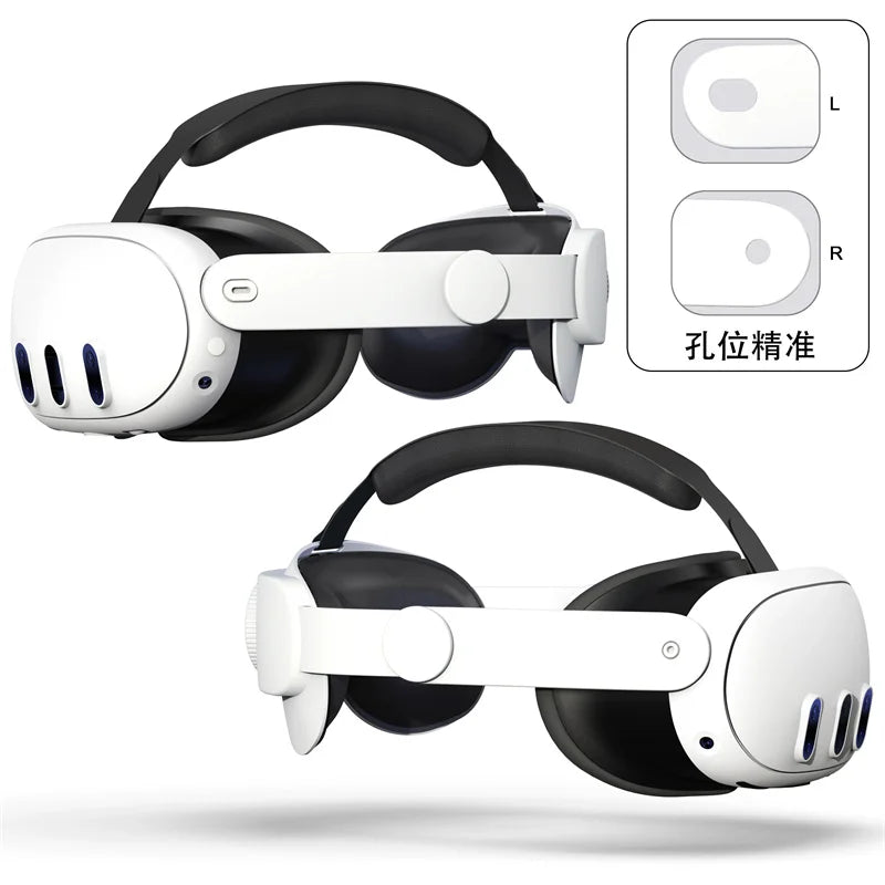 Austauschbarer Kopfgurt für Meta Quest 3 VR-Headset. Verbessern Sie den Komfort. Verstellbarer Kopfgurt für Meta Oculus Quest 3-Zubehör.
