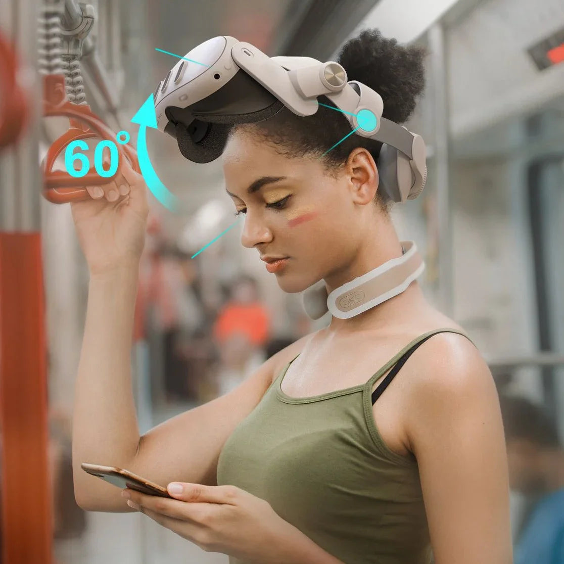 Austauschbarer Elite-Gurt für das Meta Quest 3 VR-Headset. Verbessern Sie den Komfort. Verstellbarer Kopfgurt für den Meta Quest 3-Zubehörhelm.