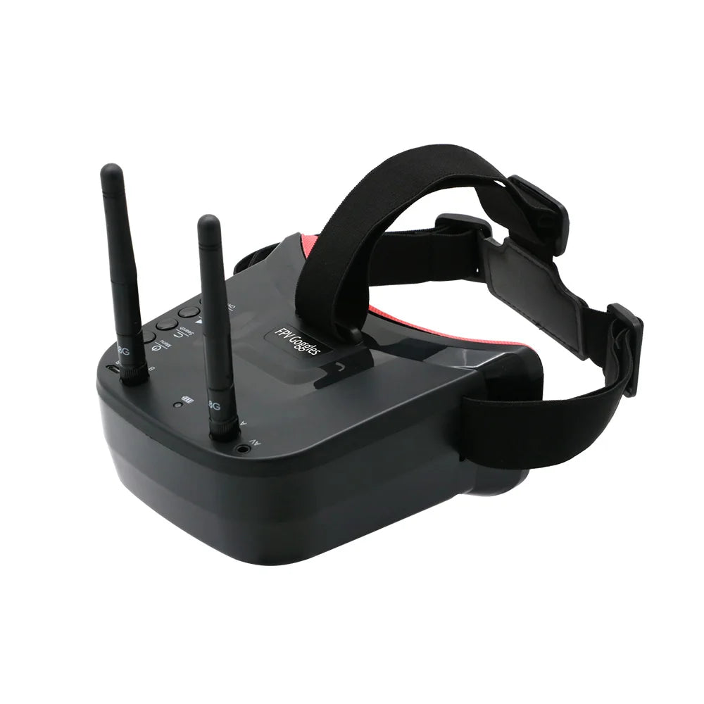 Auf Lager LS-VR009 5,8 GHz FPV-Brille, Video-Headset, 5,8 G 40 Kanäle, HD, 3 Zoll 16:9-Display, Mini-FPV-Brille für RC FPV-Drohnenmodell